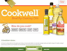 Tablet Screenshot of cookwelloils.com